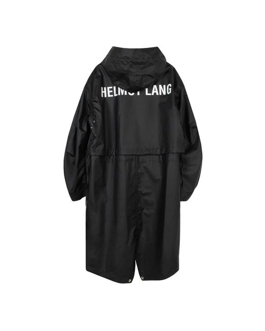Helmut Lang Black Rain Jackets for men