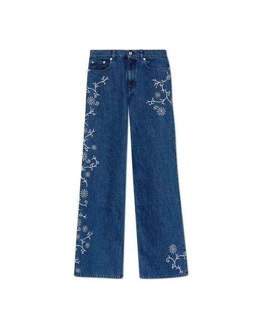 KENZO Blue Wide Jeans
