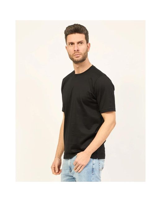 Gran Sasso Black T-Shirts for men