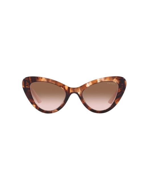 Prada Brown Zeitlose glamour-sonnenbrille