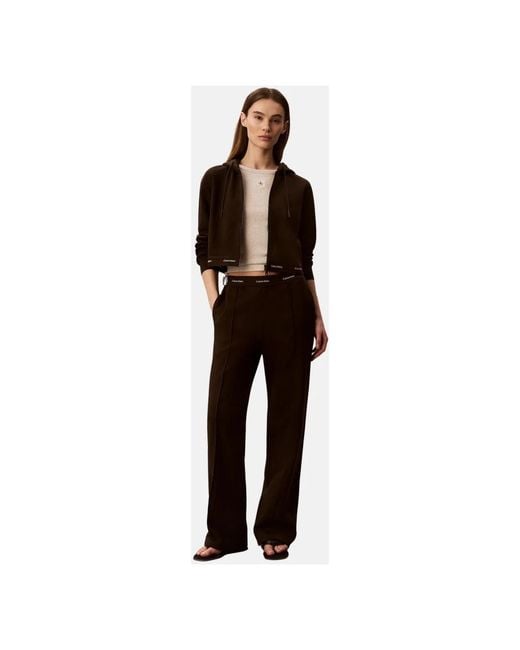 Calvin Klein Brown Wide Trousers