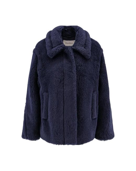 Max Mara Pelsjas in het Blue