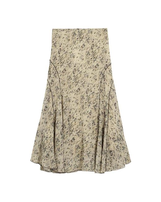 Desigual Fal_Rishit Midi Rok in het Natural