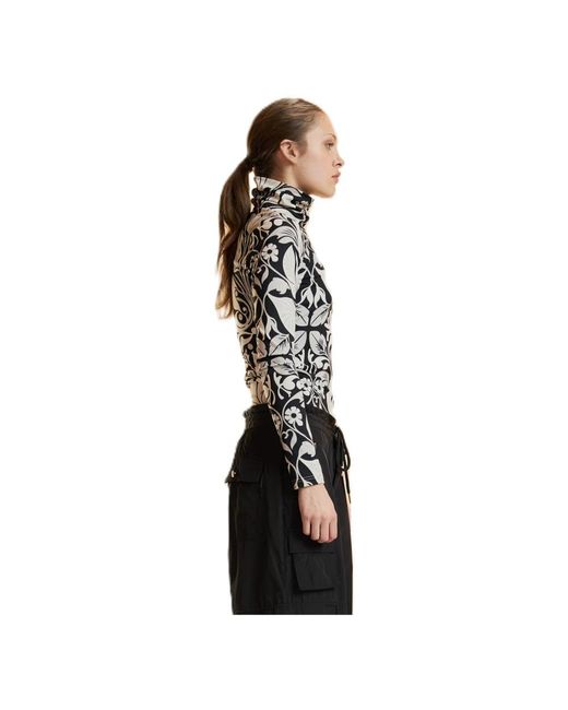 Cynthia Rowley Long Sleeve Tops in het Black