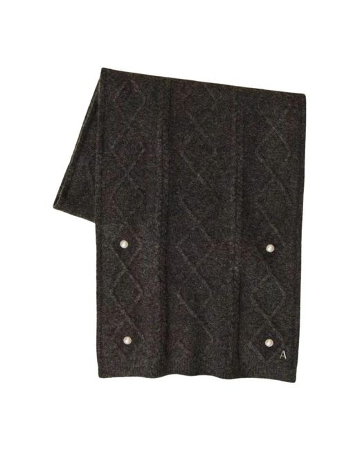 Twinset Black Winter Scarves