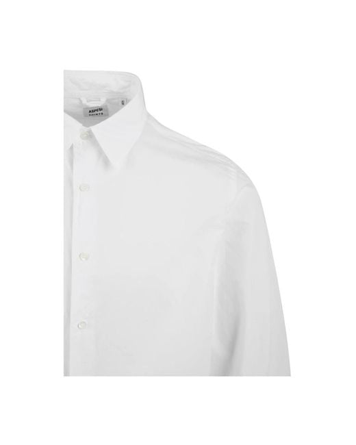 Aspesi White Formal Shirts for men