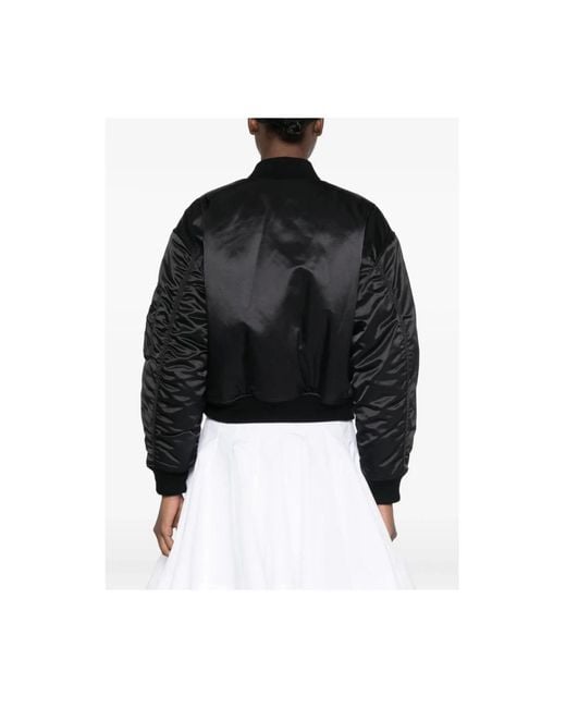 Alexander Wang Black Bomber Jackets