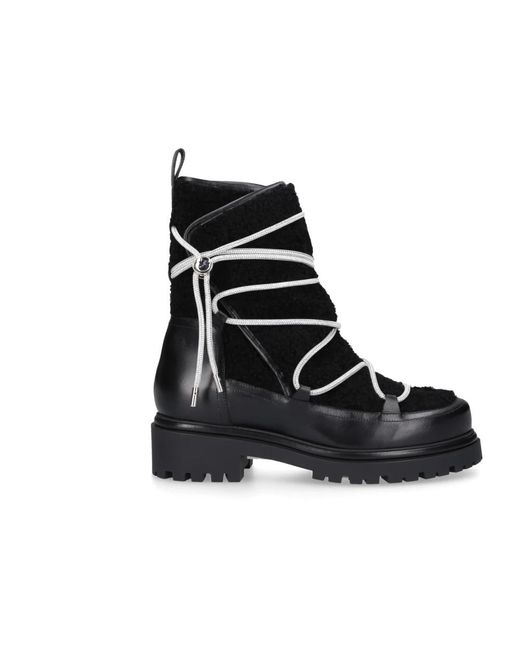Rene Caovilla Black Winter Boots