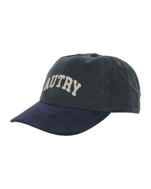 Autry Samt Baseballkappe Mit Logodetail in Blue für Herren