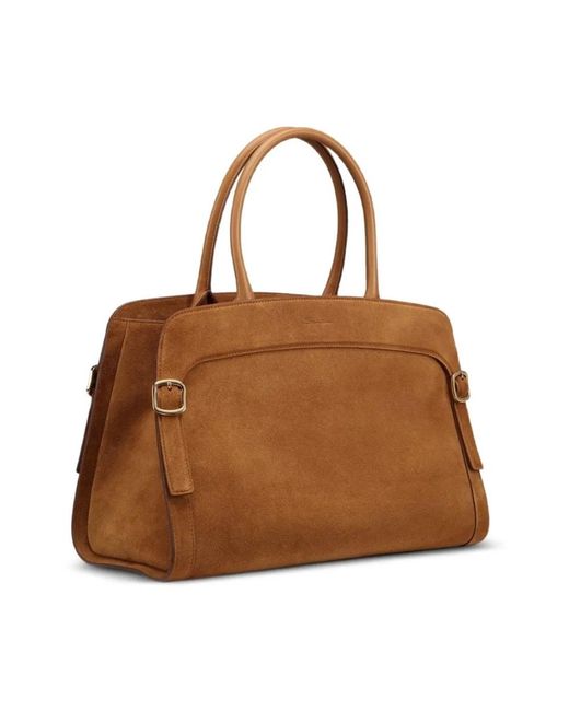 Santoni Brown Handbags