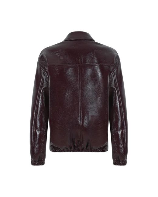 Leather Jackets Courreges en coloris Brown
