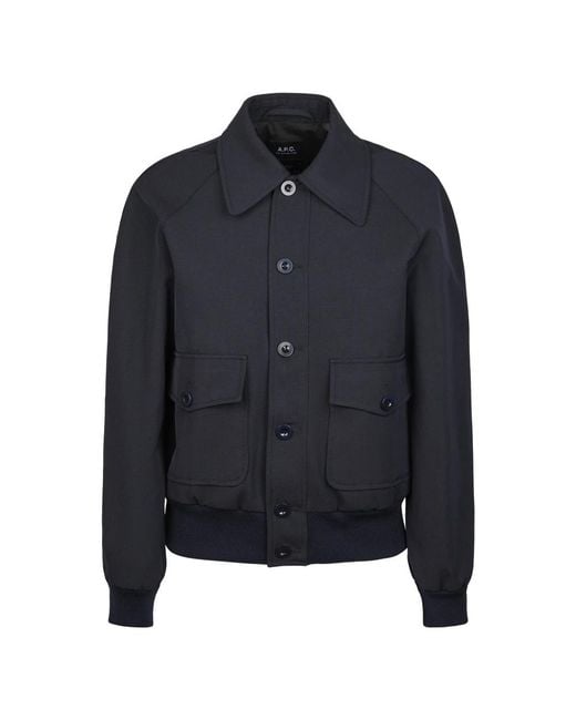Bomber Jackets A.P.C. en coloris Blue