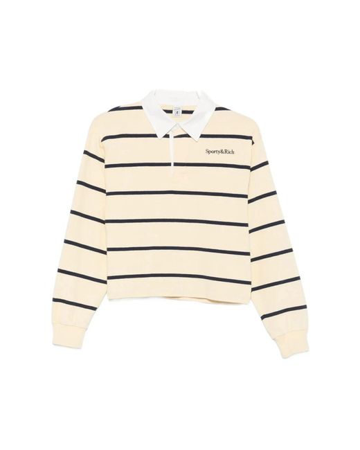 Sporty & Rich White Polo Shirts