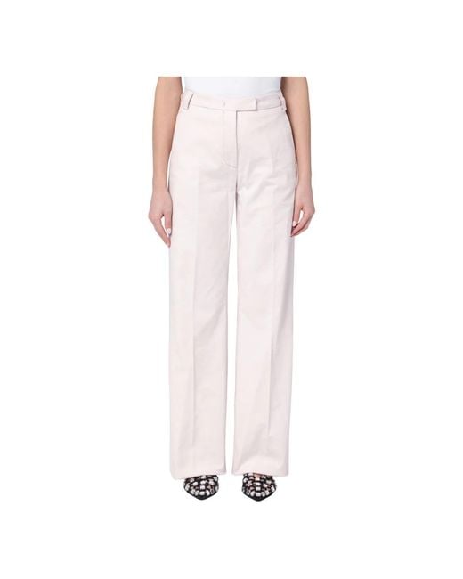 Thelatest Pink Straight Trousers