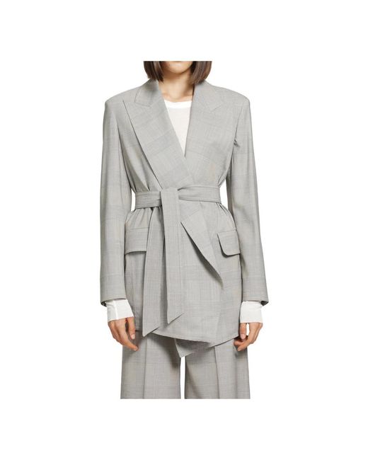 Max Mara Gray Blazers