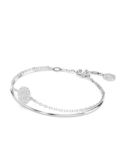 Swarovski Accessoires ,Grijs ,Sublima Armband in het Metallic