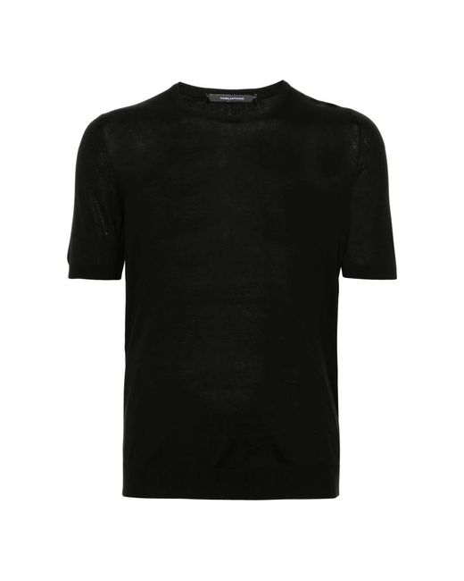Tagliatore Black T-Shirts for men