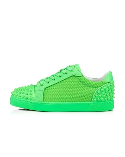 Christian Louboutin Green Sneakers for men