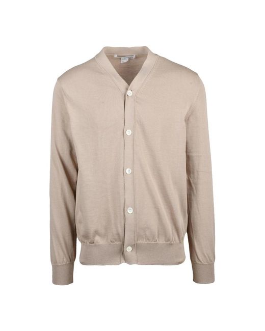 Comme des Garçons Truien & Vesten ,Katoen Cardigan in het Natural voor heren