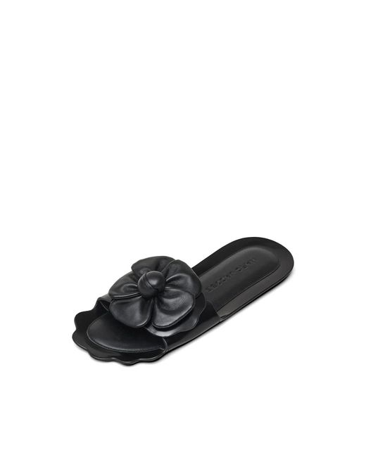 Marc Jacobs Black Slip-On Sandals