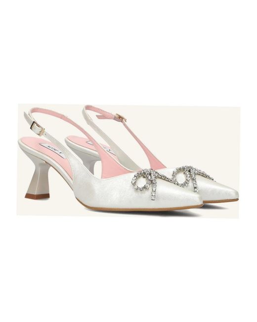 Notre-v White 2862Bp Slingbacks