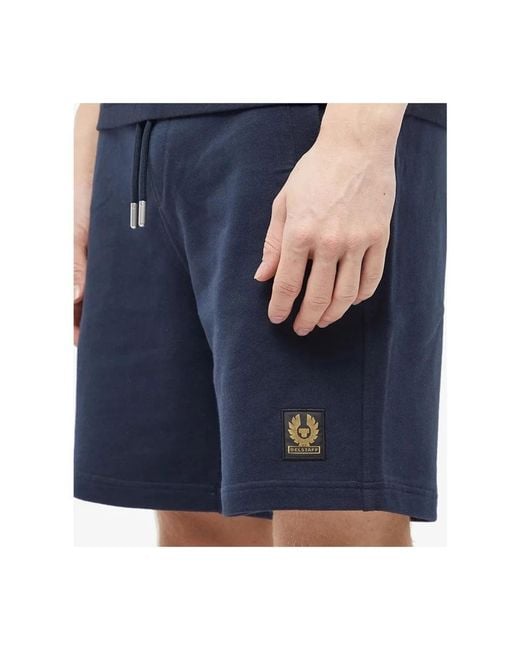 Belstaff Blue Casual Shorts for men