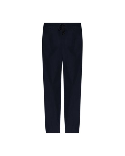 Moncler Blue Wide Trousers for men