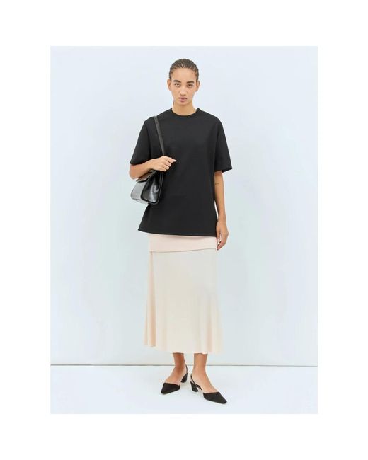 Jil Sander Midi Skirts in het Natural