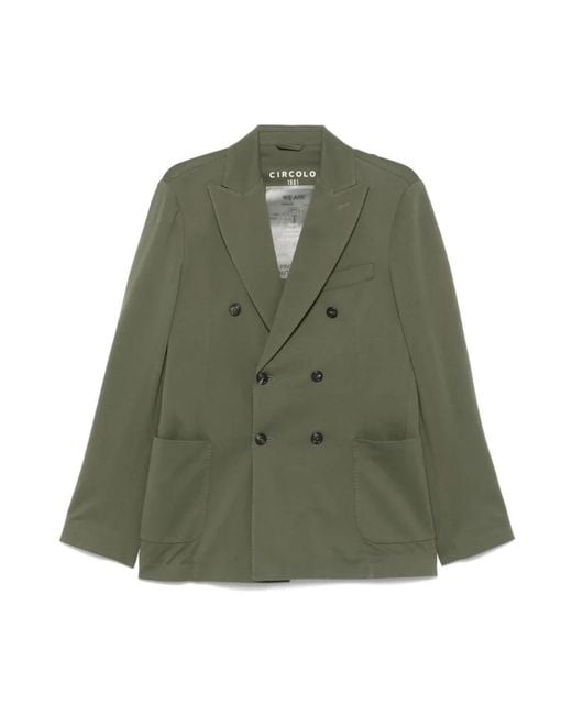 Circolo 1901 Green Blazers for men
