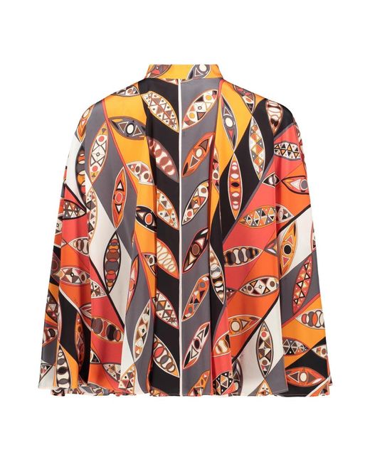 Emilio Pucci Orange Blouses