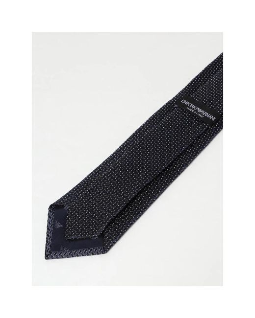 Ties di Emporio Armani in Blue da Uomo