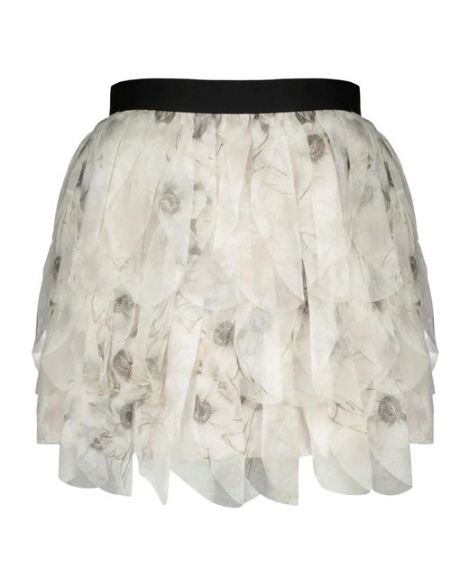 Max Mara Gray Short Skirts
