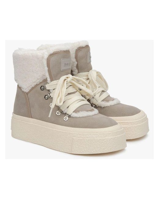 Winter Boots ESTRO de color Natural
