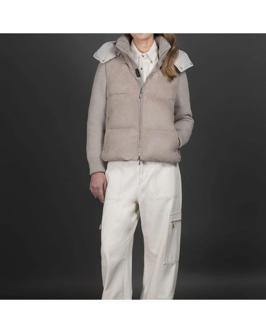 Moorer Natural Down Jackets for men