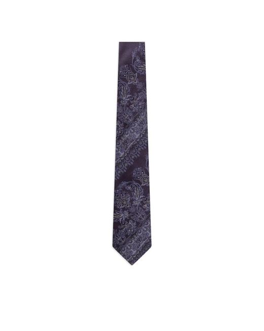 Etro Accessoires ,Veelkleurig ,Kleurrijke Stropdas Collectie in het Purple voor heren