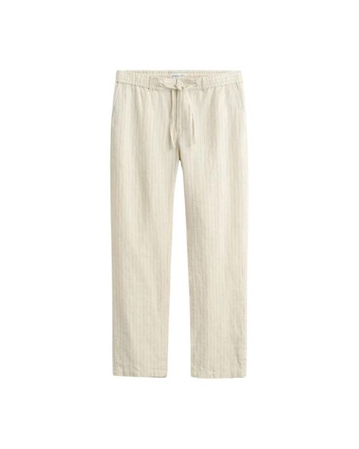 Gant Natural Straight Trousers for men