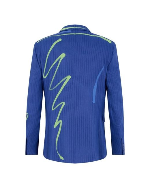 Moschino Blue Blazers for men