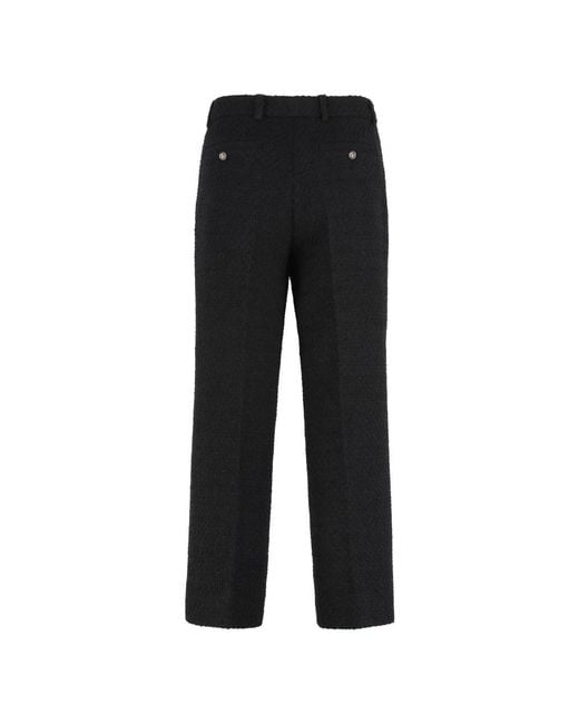 Gucci Black Straight Trousers