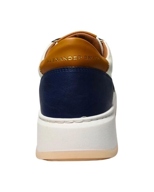 Alexander Smith Blue Sneakers for men