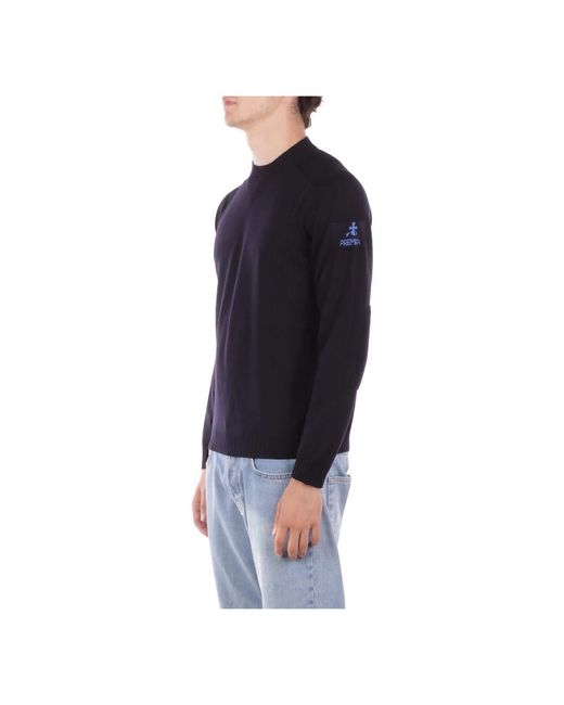 Premiata Black Round-Neck Knitwear for men