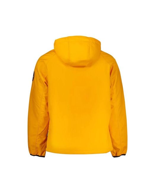 Napapijri Jassen ,Oranje ,Polyester Oranje Polyester Jas in het Yellow voor heren