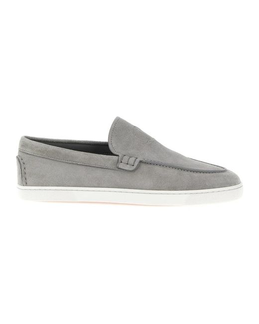 Loafers Christian Louboutin pour homme en coloris Gray