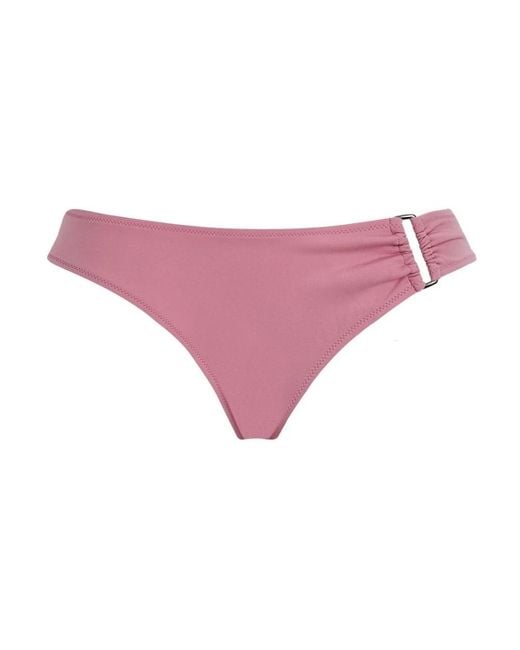Vilebrequin Badmode ,Roze ,Mid Rise Bikini Bottom Solid in het Purple