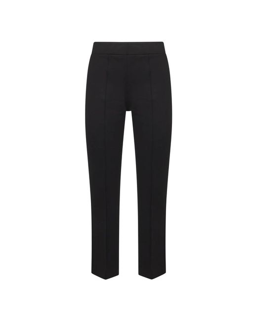 Blanca Vita Black Slim-Fit Trousers