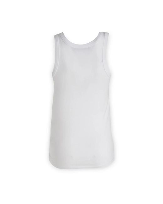 Raf Simons White Ärmelloses top