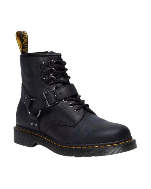 Dr. Martens Blue Lace-Up Boots