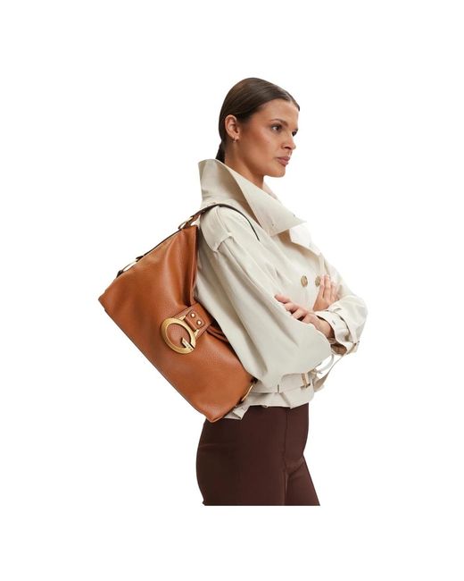 Guess Brown Shoulder Bags