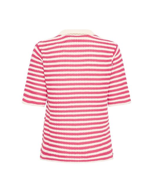 Blouses Ichi de color Pink