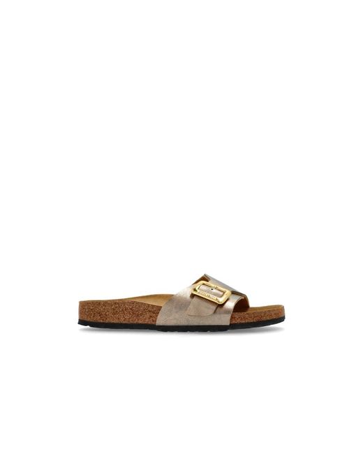 Birkenstock Brown Sliders