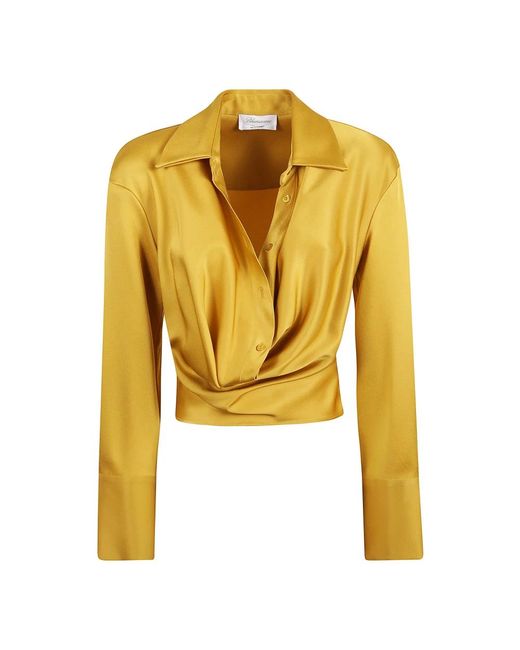 Blouses & shirts > blouses Blumarine en coloris Yellow
